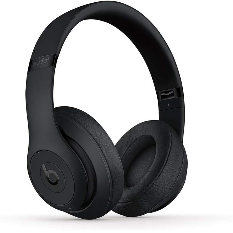 Beats Studio3 Wireless Noise-Cancelling Over-Ear Headphones with Apple W1 Chip, Class 1 Bluetooth, 22 Hours of Listening Time, and Built-In Microphone - Matte Black
